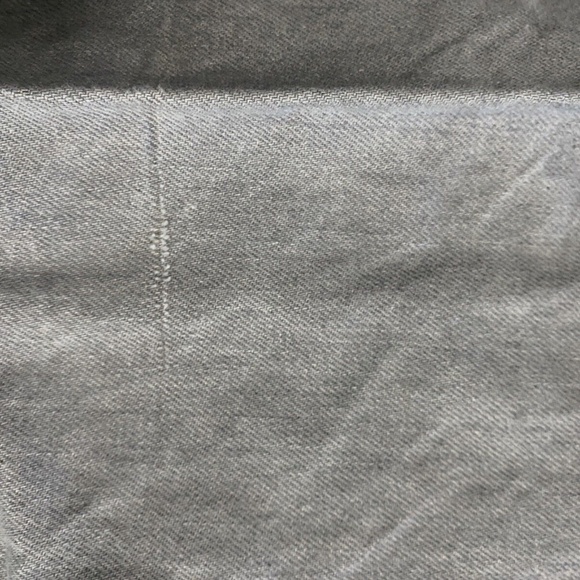 A MEN'S LEVI'S 501 GRAY BUTTON FLY 38 x 32 ~ pre-owned - Picture 7 of 7